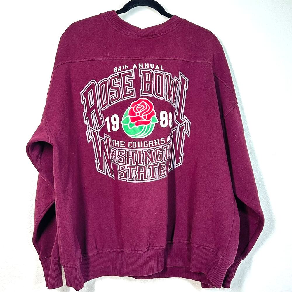 Sweatshirt WSU XL Vintage Washington State Cougars 1998 Rose Bowl crewneck